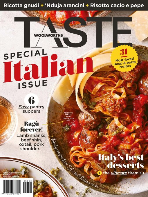 Title details for Woolworths TASTE by New Media A Division of Media 24 (Pty) Ltd - Available